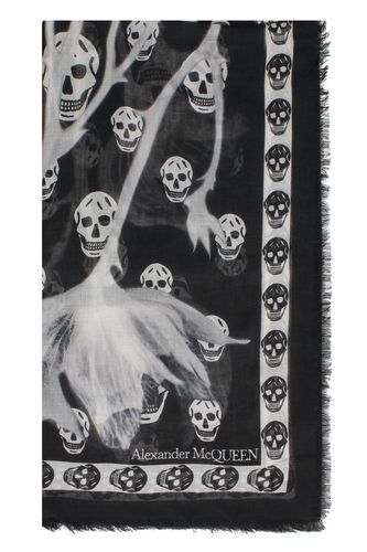 Graphic Printed Scarf - Alexander McQueen - Modalova