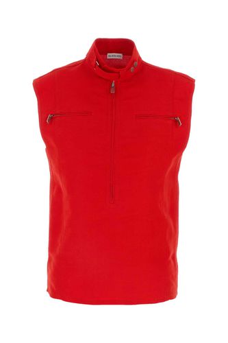 Burberry Red Canvas Vest - Burberry - Modalova