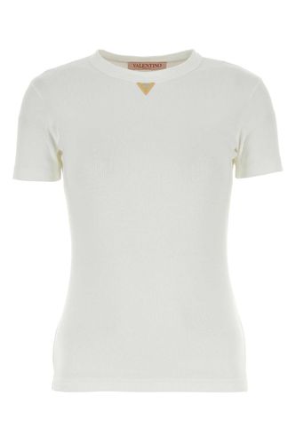 White Cotton T-shirt - Valentino Garavani - Modalova