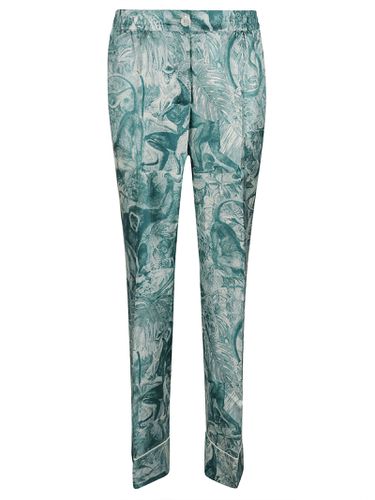 Buttoned Printed Trousers - For Restless Sleepers - Modalova