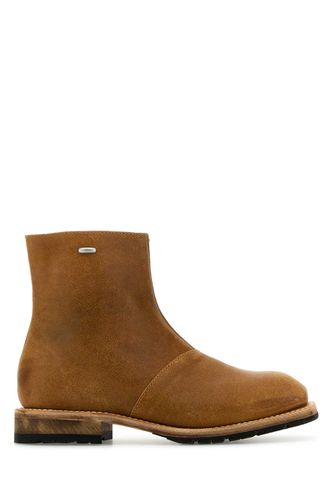 Camel Leather Engine Ankle Boots - Our Legacy - Modalova