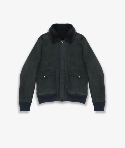 Shearling Bomber Down Jacket - Larusmiani - Modalova