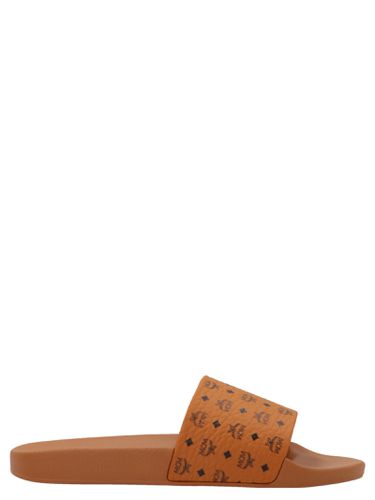 MCM All-over Monogram Slides - MCM - Modalova