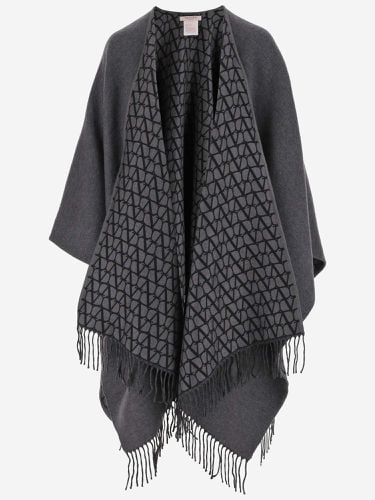 Valentino Iconographe Toile Poncho - Valentino - Modalova