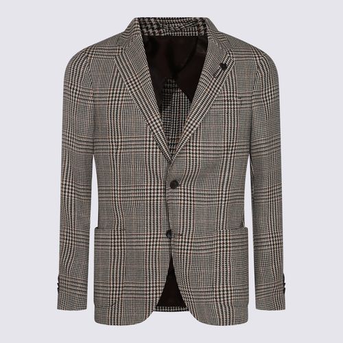 Lardini Multicolor Wool Blazer - Lardini - Modalova