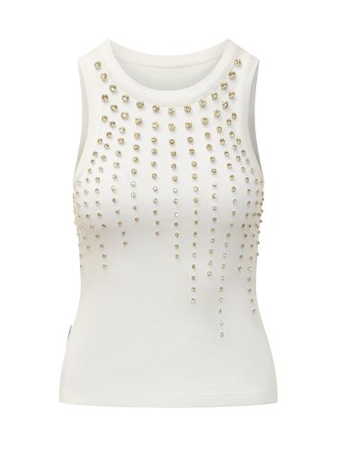 Tank Top With Rhinestones - Des Phemmes - Modalova