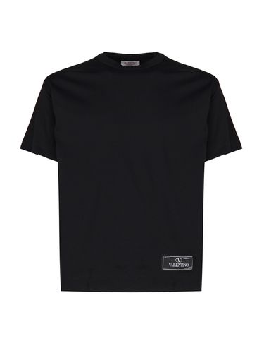 Valentino Cotton Logo T-shirt - Valentino - Modalova