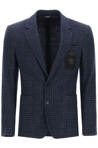 Tailored Blazer In Tartan Wool - Dolce & Gabbana - Modalova