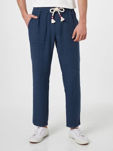 Man Navy Linen Calais Pants With Drawstring - MC2 Saint Barth - Modalova