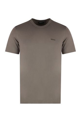 Zegna Cotton Crew-neck T-shirt - Zegna - Modalova