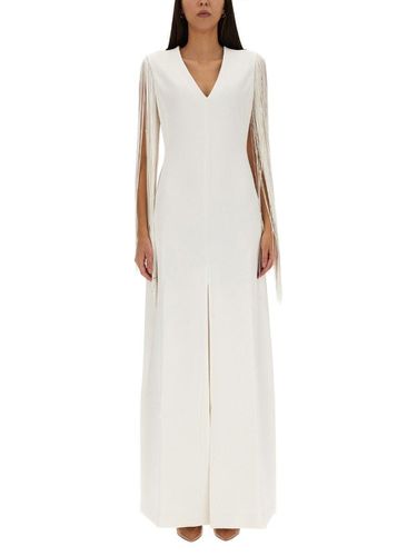 Max Mara Vneck Fringed Dress - Max Mara - Modalova