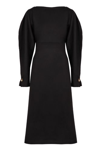 Virgin Wool Midi Dress - Philosophy di Lorenzo Serafini - Modalova