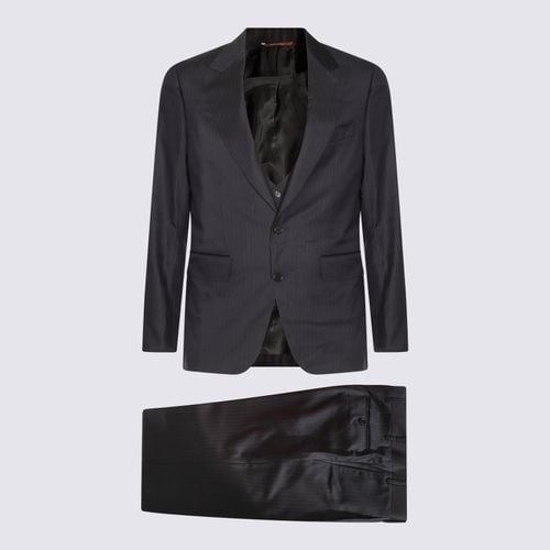 Canali Grey Wool Suits - Canali - Modalova