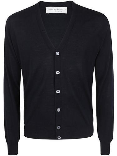 Long Sleeves Merinos Cardigan - Filippo De Laurentiis - Modalova