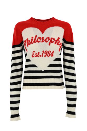 Cashmere Blend Sweater - Philosophy di Lorenzo Serafini - Modalova