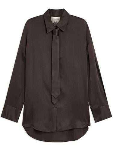 SEMICOUTURE Envers Satin Shirt - SEMICOUTURE - Modalova