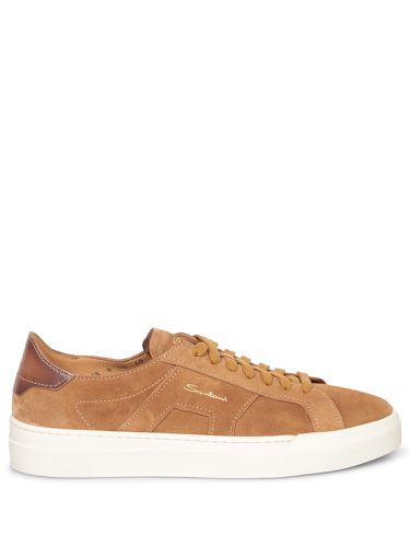 Santoni Burnt Suede Dbs Sneakers - Santoni - Modalova