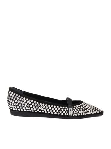 Pointed Ballerina With Studs - Premiata - Modalova