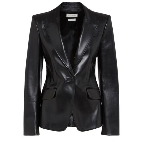 Single Breasted Long Sleeved Jacket - Alexander McQueen - Modalova