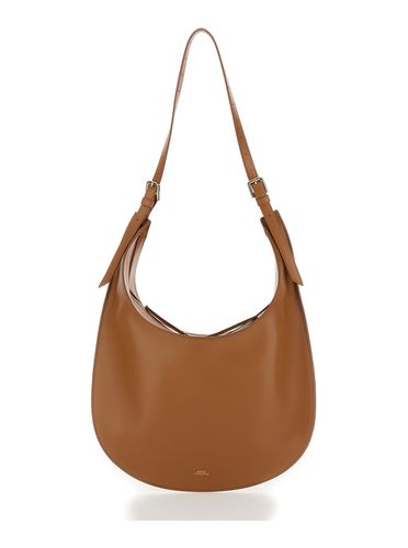 A. P.C. iris Shoulder Bag With Laminated Logo In Leather Woman - A.P.C. - Modalova