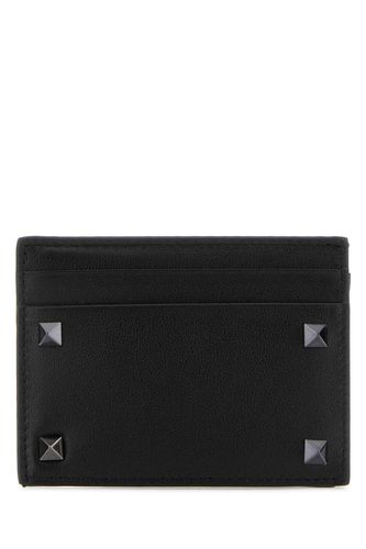 Black rockstud Card Holder - Valentino Garavani - Modalova