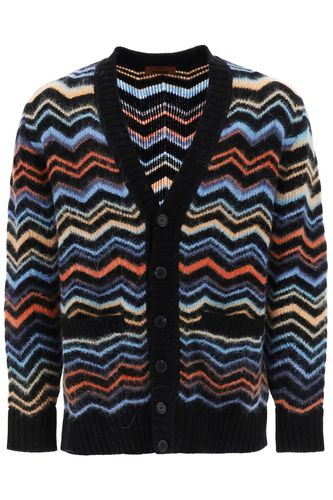 Missoni Zig Zag Wool Cardigan - Missoni - Modalova