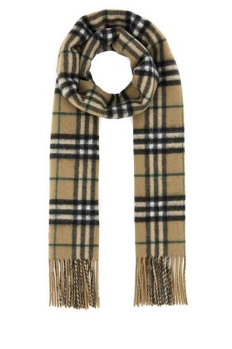 Burberry Embroidered Cashmere Scarf - Burberry - Modalova