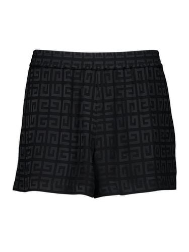 Monogrammed Elastic-waist Shorts - Givenchy - Modalova