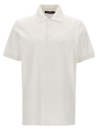 Logo Patch Polo Shirt - Dolce & Gabbana - Modalova