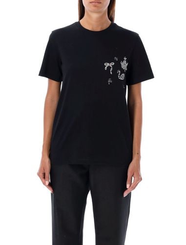 MSGM Embroidered T-shirt - MSGM - Modalova