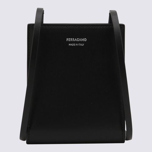 Ferragamo Black Leather Wallet - Ferragamo - Modalova