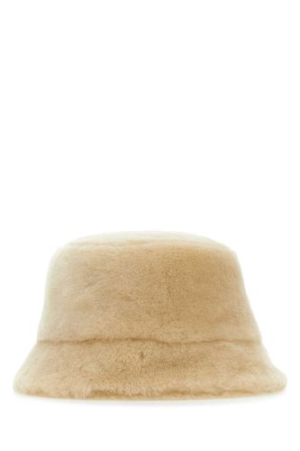 Prada Beige Shearling Hat - Prada - Modalova