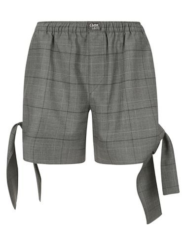 Coperni Knotted Checked Shorts - Coperni - Modalova