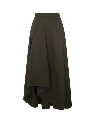 Flared Asymmetric Midi Skirt - Alexander McQueen - Modalova