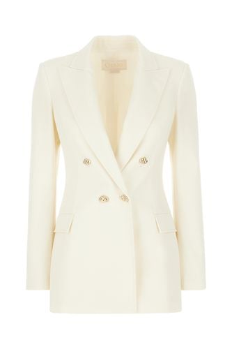 Ivory Stretch Polyester Blend Blazer - Genny - Modalova