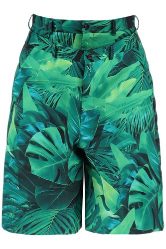 Jungle Bermuda With Double Front Layer - Comme Des Garçons Homme Plus - Modalova