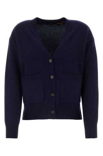 Navy Blue Wool Blend Cardigan - Polo Ralph Lauren - Modalova