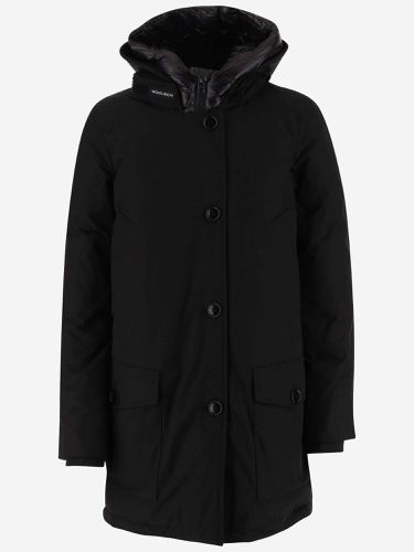 Button-down Hooded Padded Coat - Woolrich - Modalova