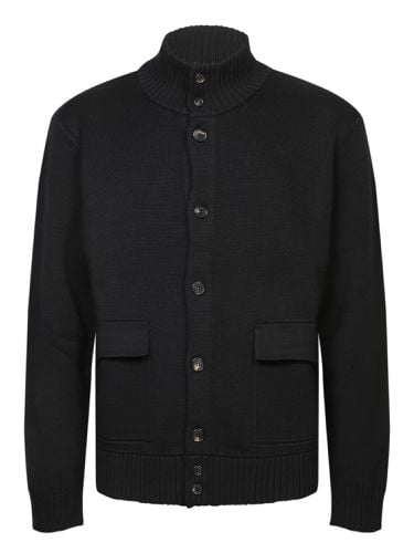 Zanone Brera Black Wool Cardigan - Zanone - Modalova