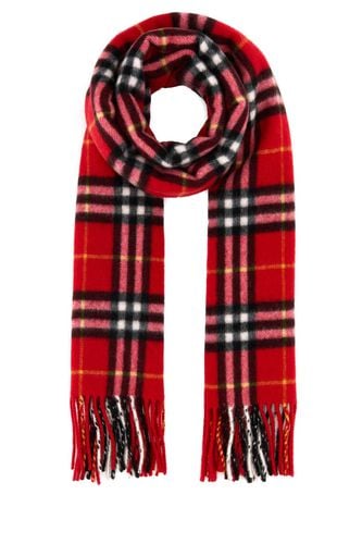 Burberry Embroidered Cashmere Scarf - Burberry - Modalova