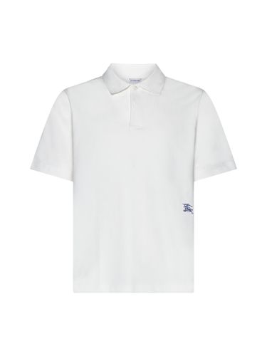 Burberry Cotton Polo Shirt - Burberry - Modalova