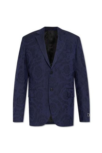 Barocco Pattern Single-breasted Tailored Blazer - Versace - Modalova