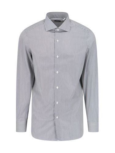 Finamore Striped Shirt - Finamore - Modalova