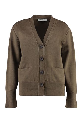 Compressed Merino Wool Cardigan - Our Legacy - Modalova