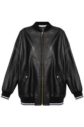 Palm Angels Zipped Bomber Jacket - Palm Angels - Modalova