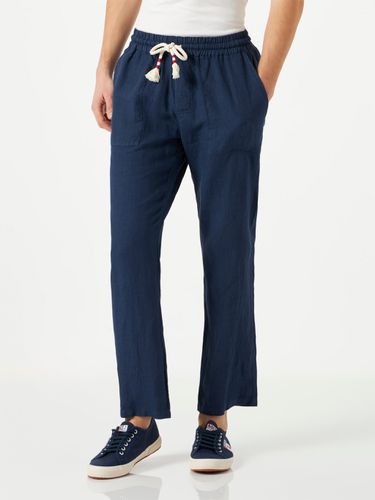 Man Navy Linen Pants - MC2 Saint Barth - Modalova