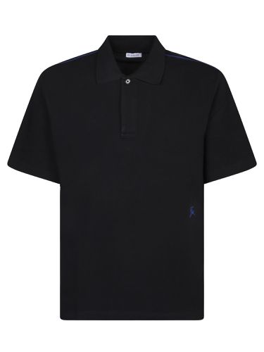 Logo Embroidered Short Sleeved Polo Shirt - Burberry - Modalova