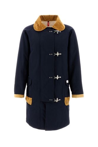 Fay Navy Blue Cotton Padded Coat - Fay - Modalova