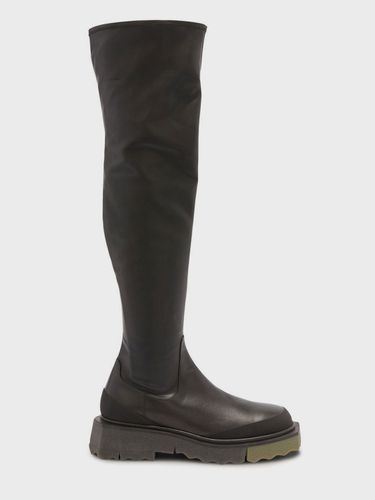 Off-White Leather High Boots - Off-White - Modalova