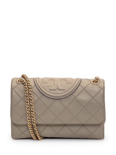 Fleming Leather Crossbody Bag Nude - Tory Burch - Modalova